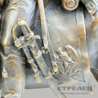 Бронзовая скульптура «En Vedette». A. de Gérické. Франция, кон. 19 в. 